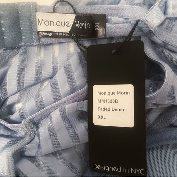 Monique Morin Bodysuit Faded Denim - Picture 7 of 8